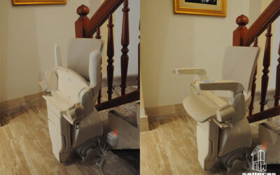 Instalación de una silla Salvaescaleras en Fraga