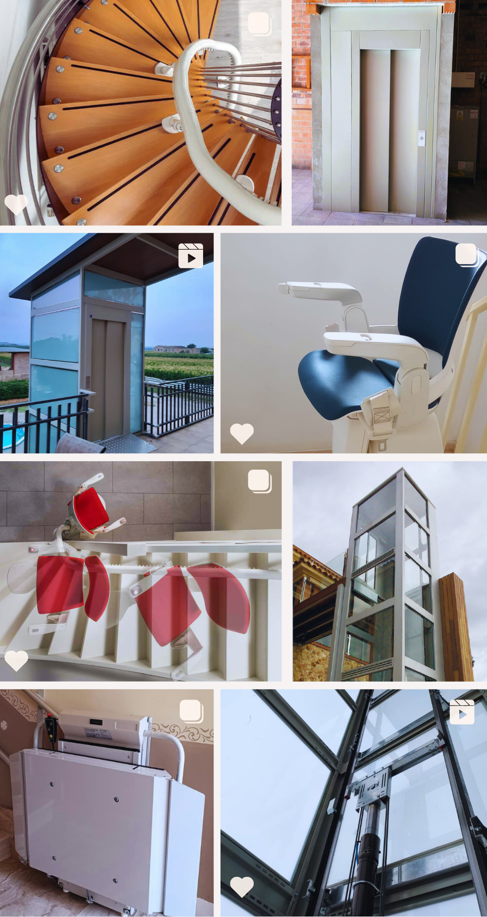 Gris Foto Collage Monocromático Papel Rasgado Historia de Instagram Soluciones de accesibilidad para personas mayores. Soluciones de accesibilidad para hogares y personas con silla de ruedas.